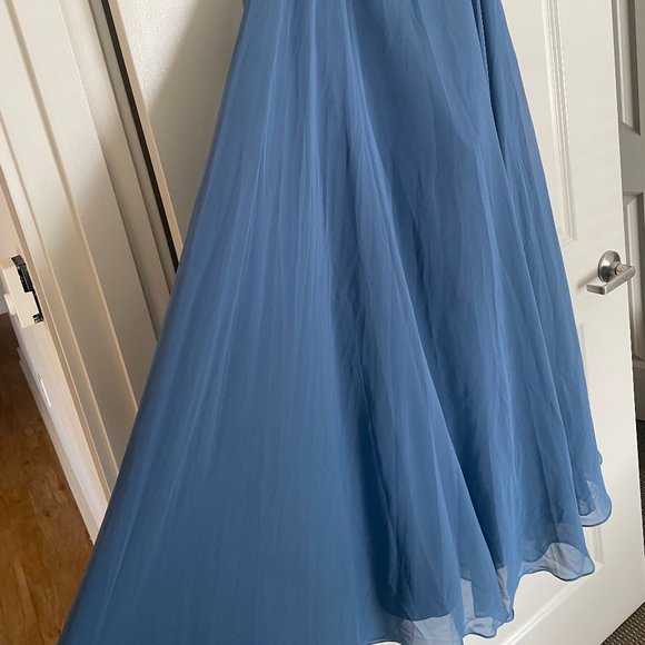 Revelry Skirt Dusty Blue 10 - Picture 4 of 4